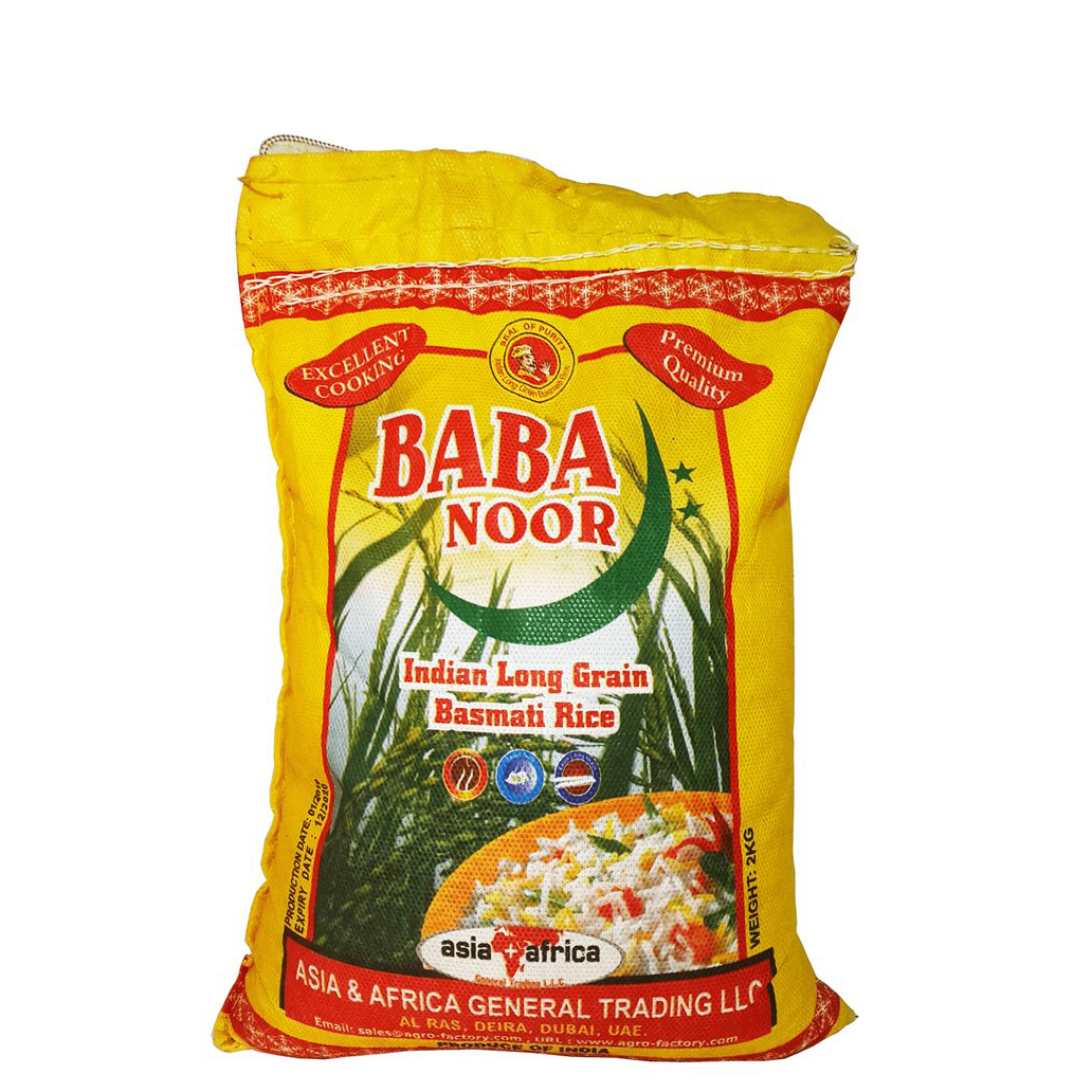 Basmatti Rice(Baba noor10kg)/sac